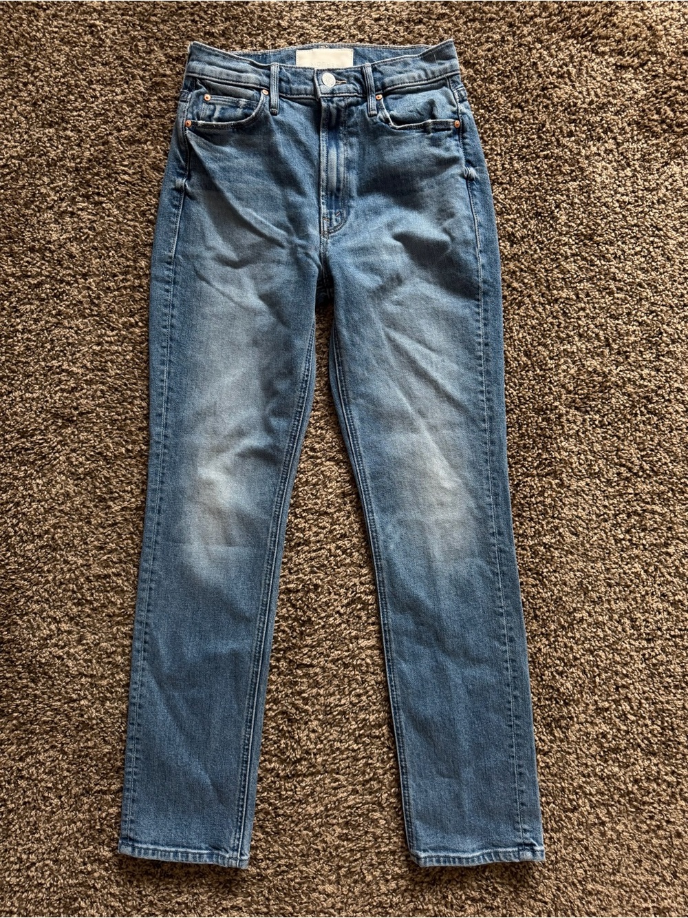 Mother Superior The Dazzler Flood Wash Trucks are For Girls Blue Women Size 25 - Picture 2 of 12